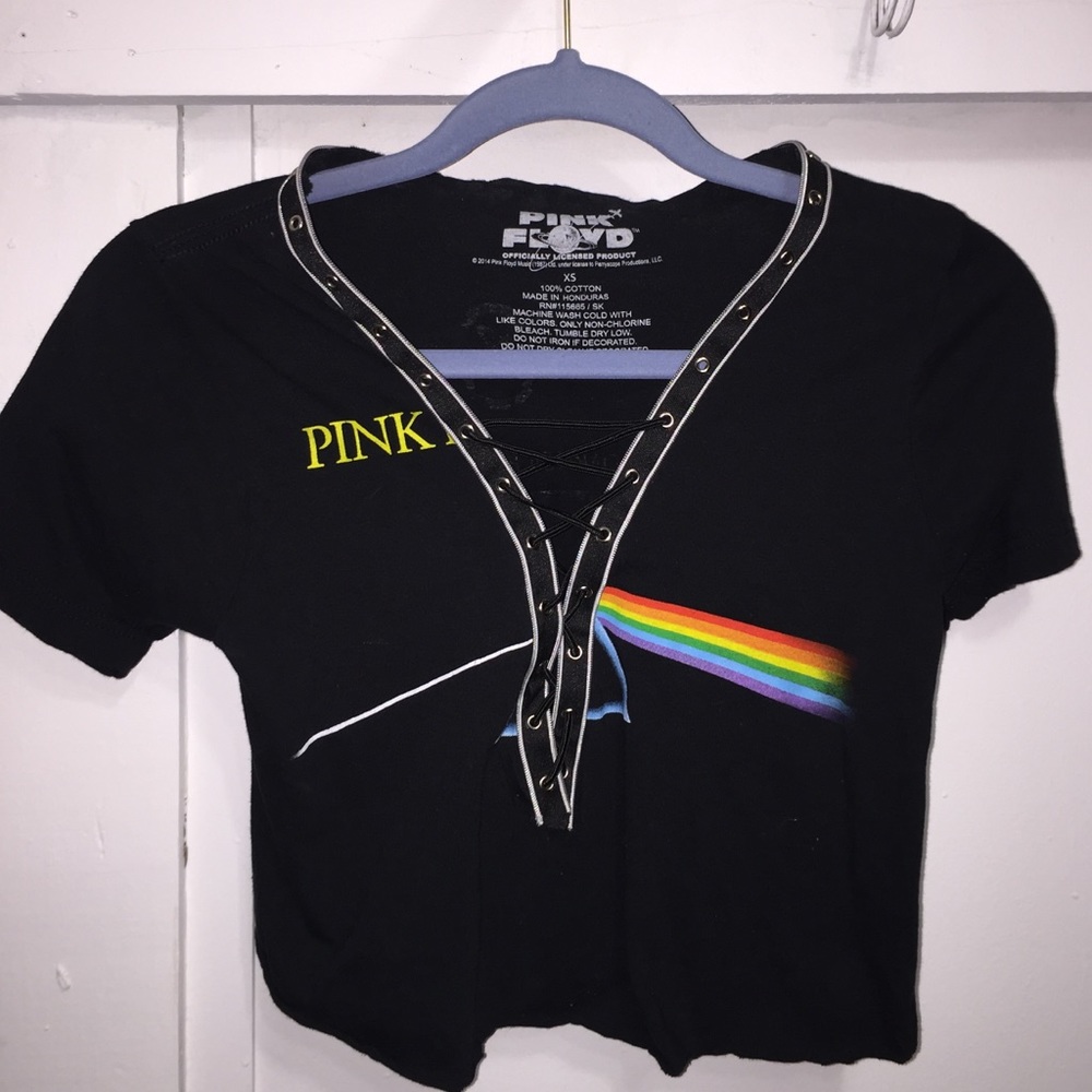 Pink Floyd crop top